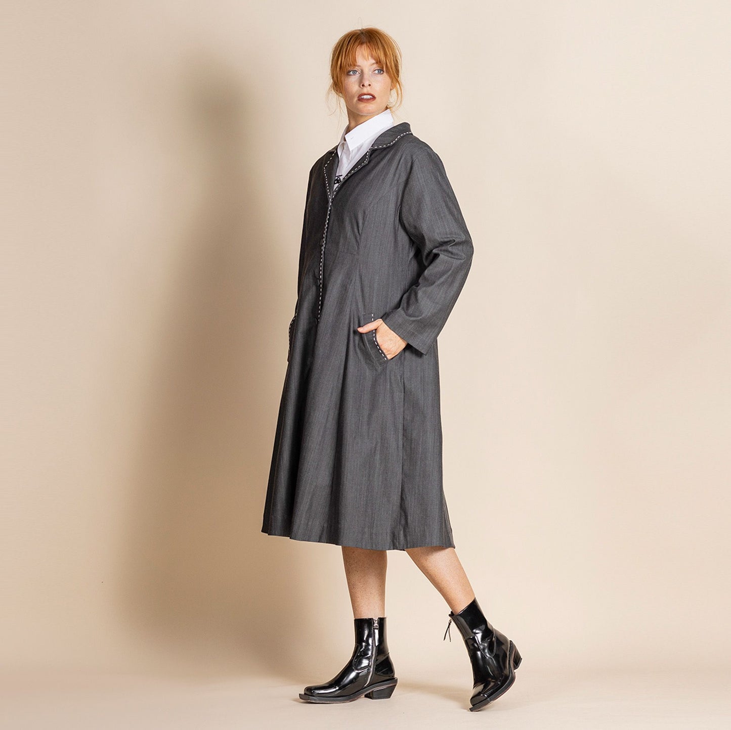 Denim Austin Coat - Black