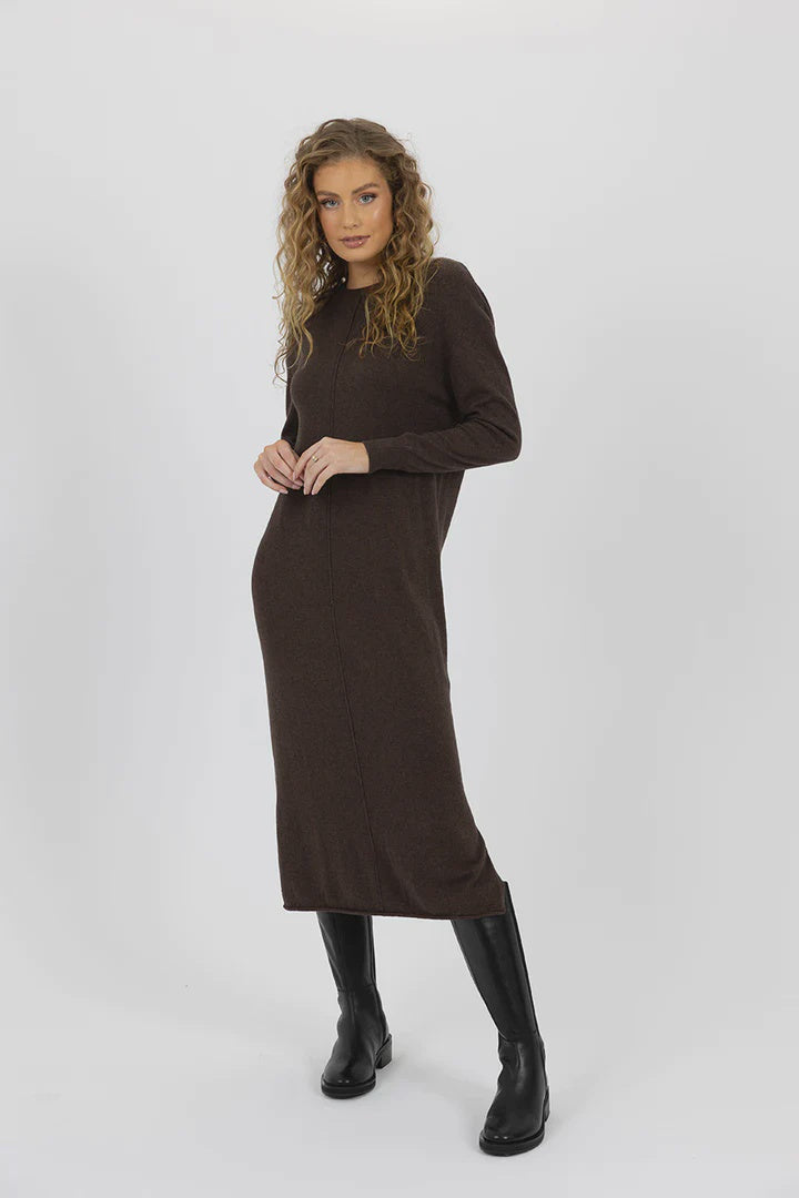 Elena Dress - Espresso