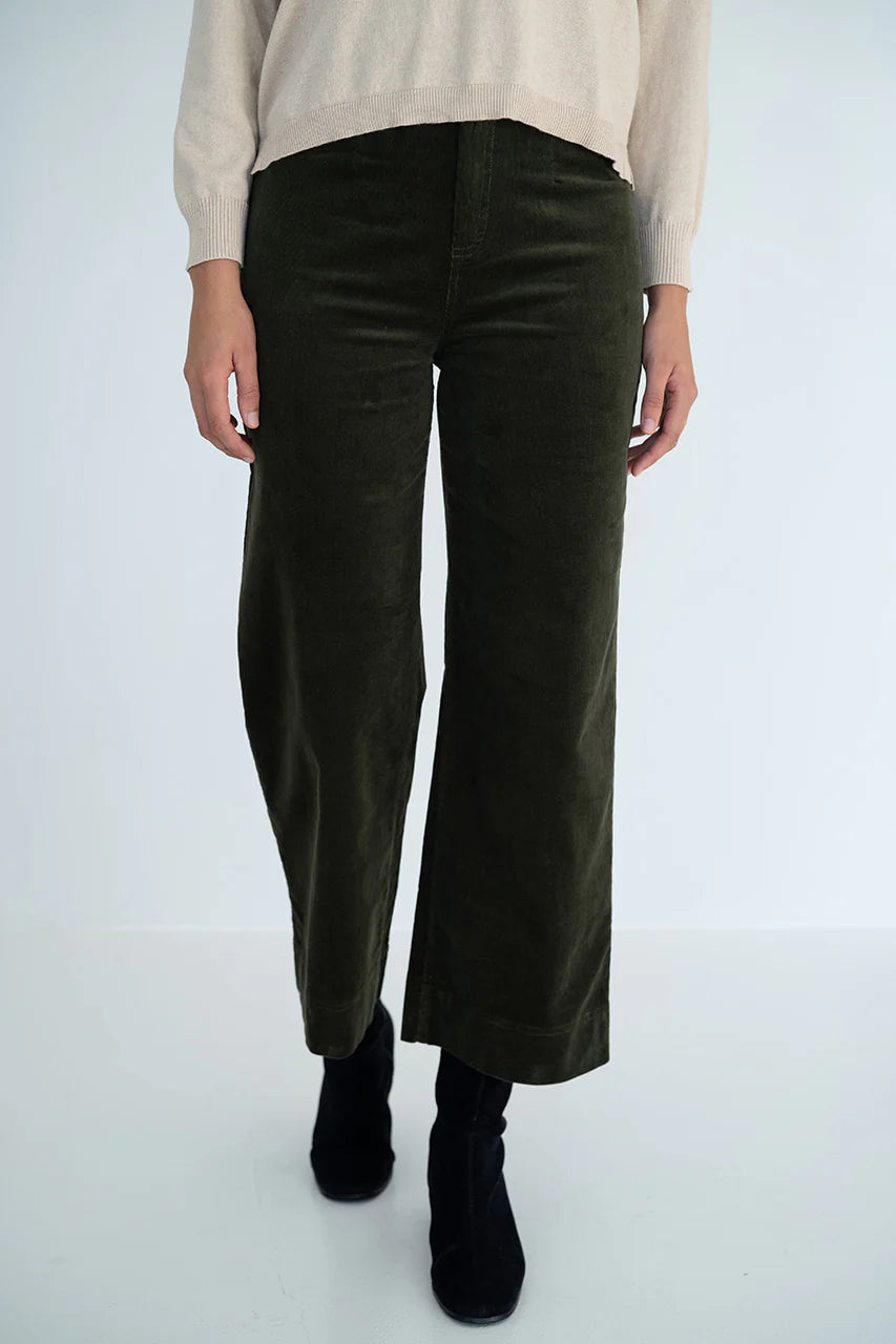 Fleetwood Cord Pant - Moss