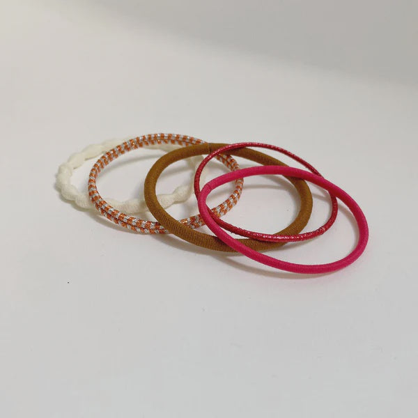 Hair Tie Pack - Peony