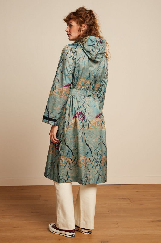 Lizzy Raincoat Rain - Dusty Turquoise