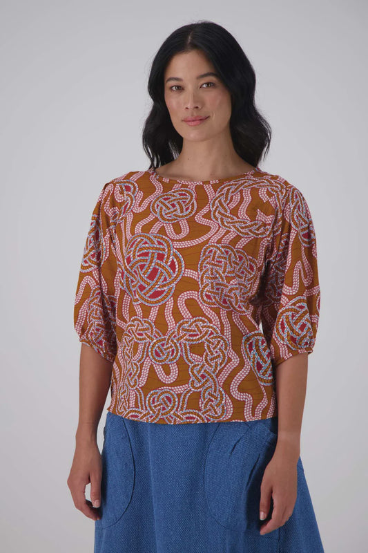 Loveknots Blouse - Caramel