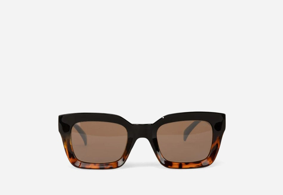 Meha Square Sunglasses - Mix Brown