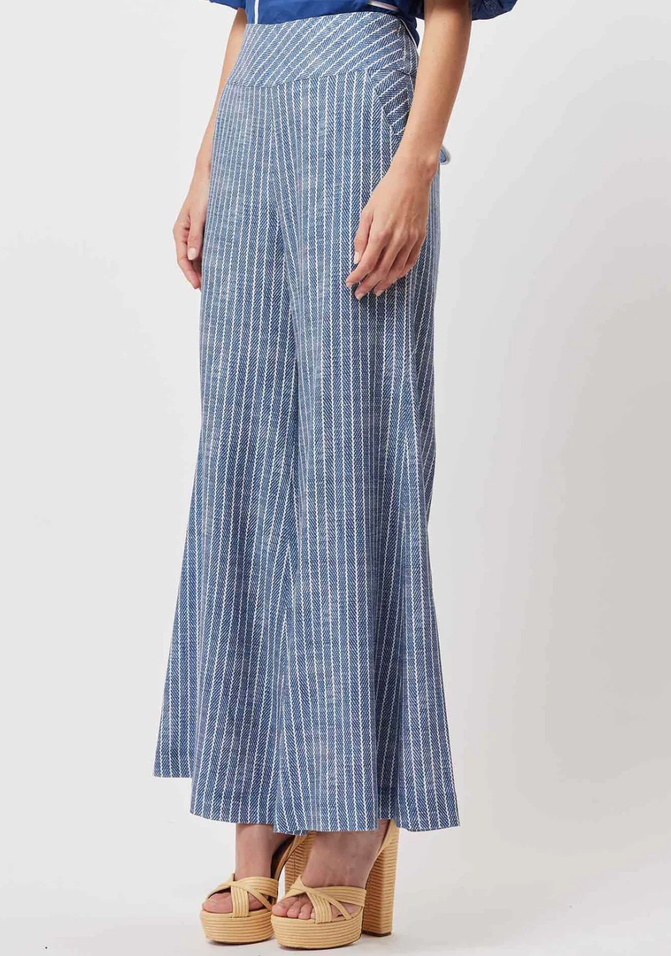 Panama Wide Pant - Del Mar Stripe