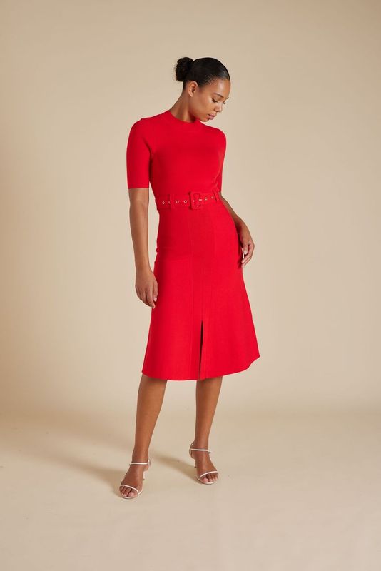 Parker Dress - Red