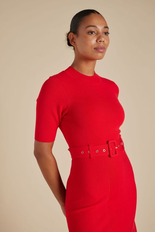 Parker Dress - Red