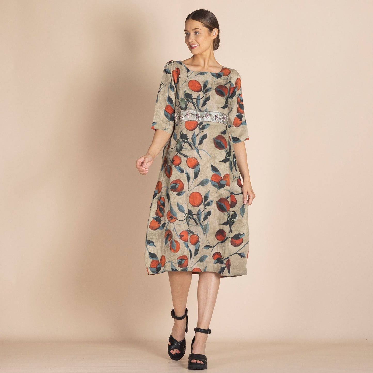 Persimmon Romance Dress