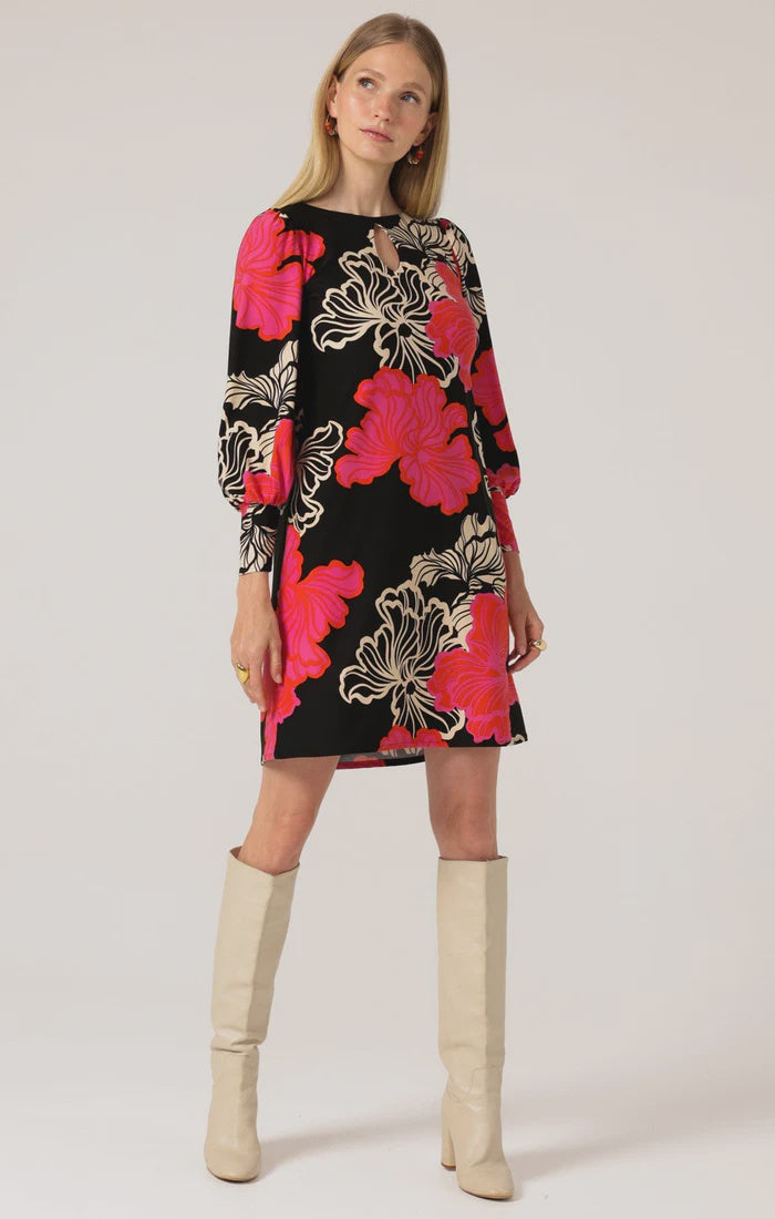 Scarlet Ibis Dress - Red/Pink/Black Floral