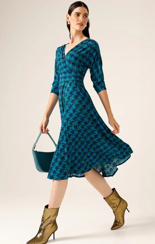 Seacheck Dress - Blue/Green