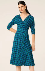 Seacheck Dress - Blue/Green
