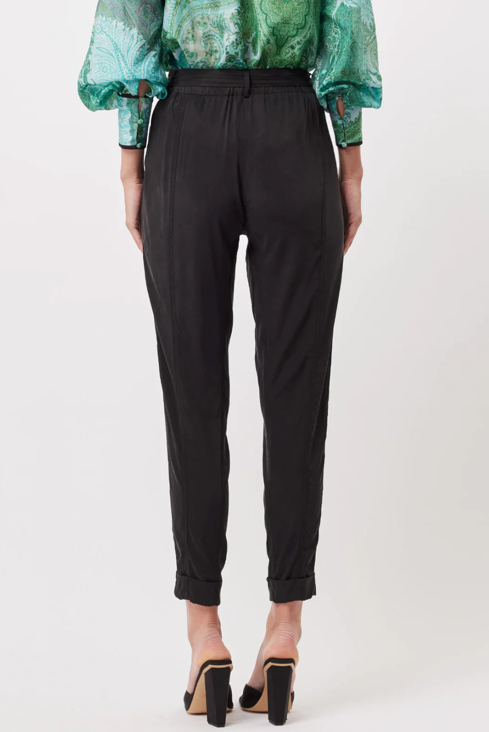 Transit Stretch Cupro Pant - Black