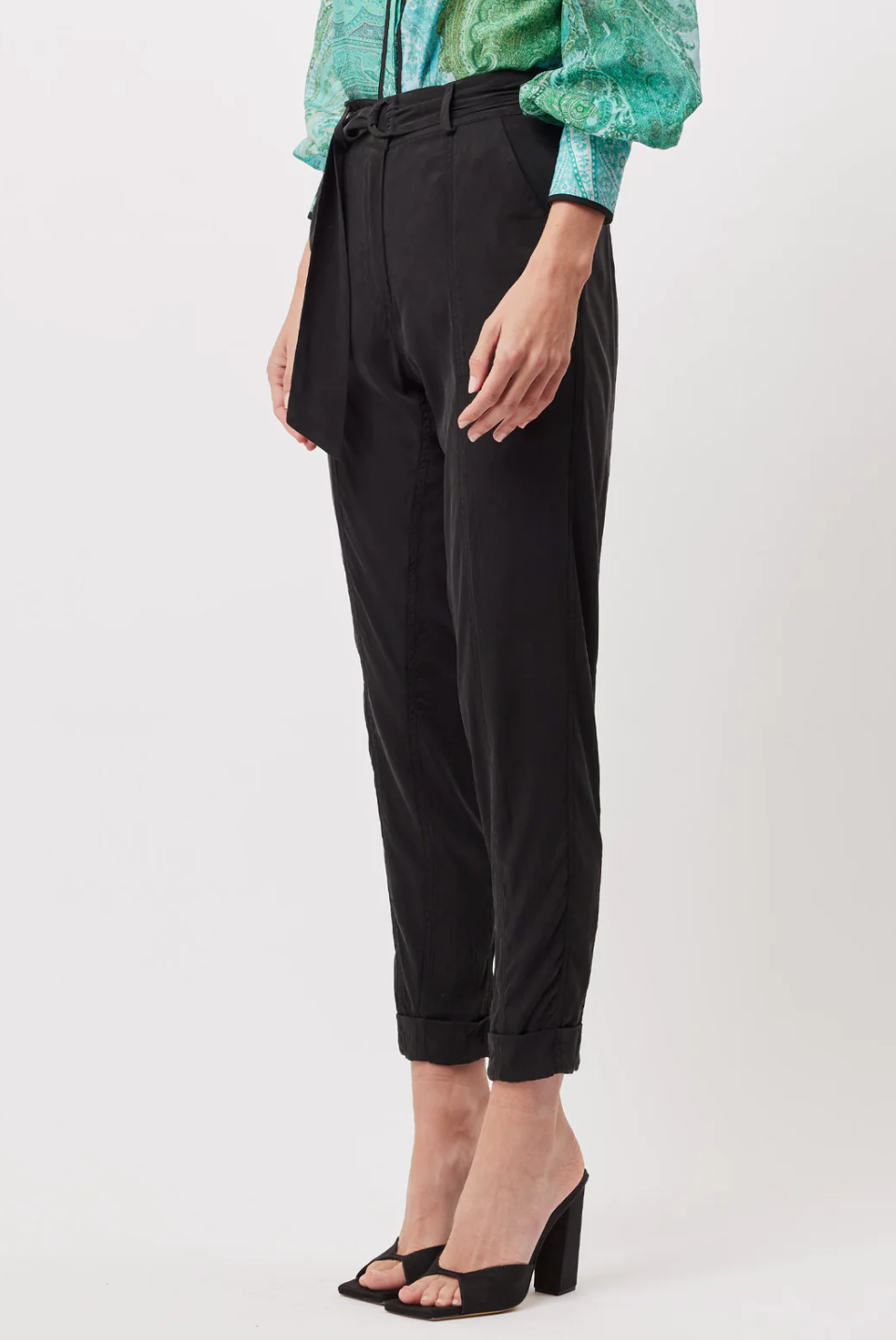 Transit Stretch Cupro Pant - Black