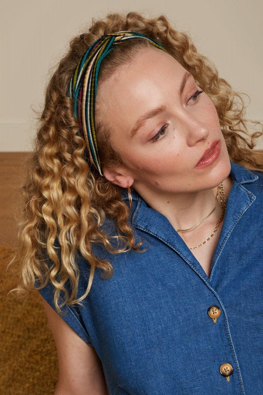 Twist Hairband Brunelli Stripe