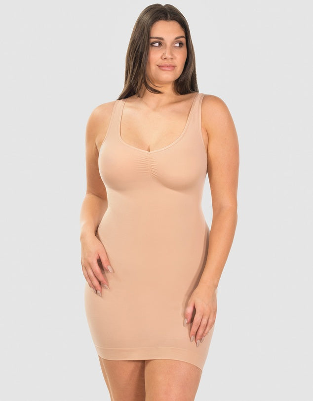 Ultra Light Shaping V Tank Slip - Nude