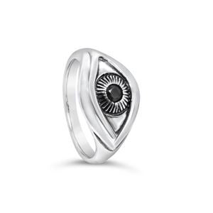 925 SS The Eye w Onyx Ring - Sz 11