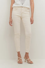Josefine Ankle Jeans - Natural Sand