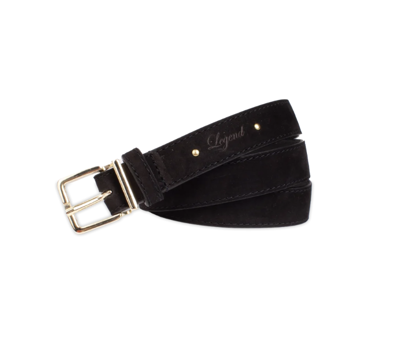 Suede Belt - Black