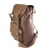 Benjamin Leather Backpack Small - Light Brown