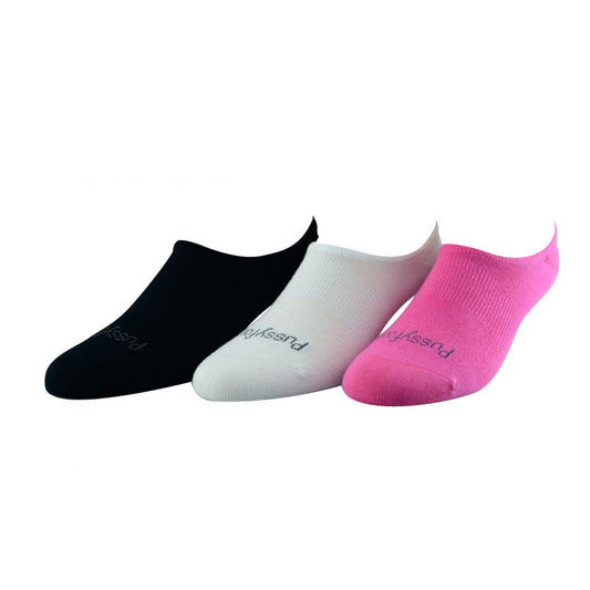 Bamboo Invisible Socks 3pk -  Multi