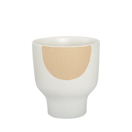 Ash Planter Pot 17 x 19cm - White