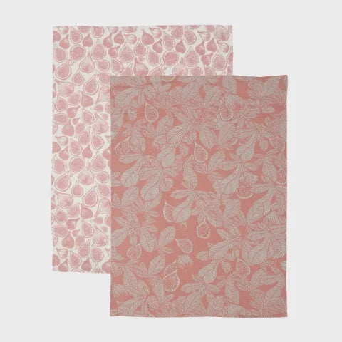 Fig Tree T Towel P/2- Rose Dawn