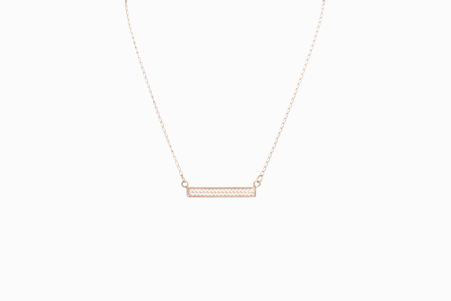 Aguamarina Rose Gold Pendant
