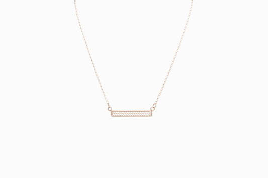 Aguamarina Rose Gold Pendant