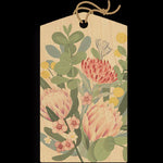 Wooden Gift Tag - Native Posy