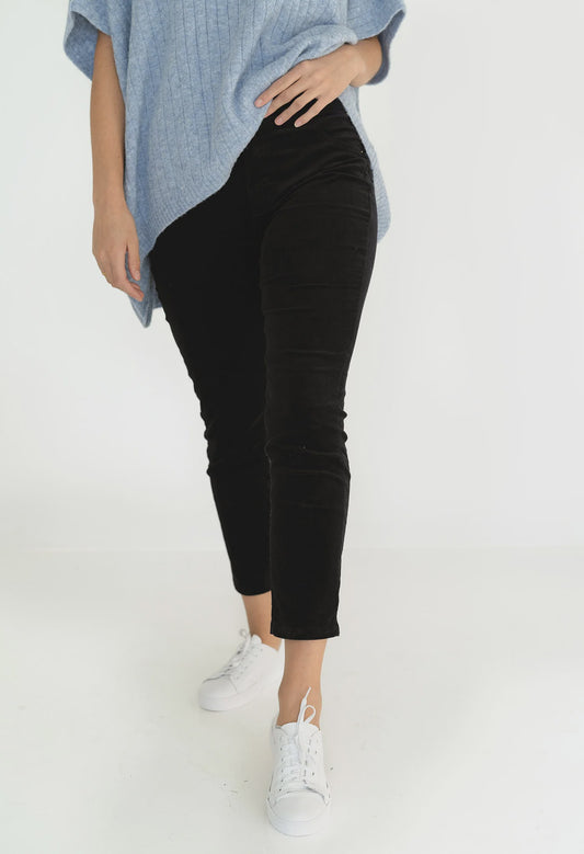 Queen Cord Jean - Black
