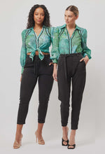 Odyssey Cotton Silk Shirt - Jade Exotic