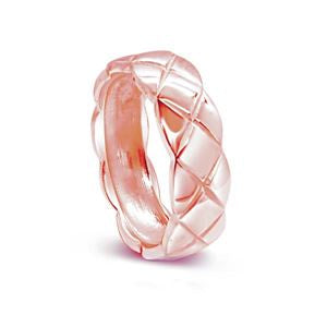 Patterned Ring - Rose Gold