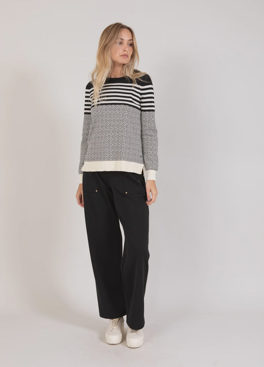 Sille Fit Sporty Pants - Black