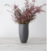 Flax Tall Vase 27cm - Charcoal