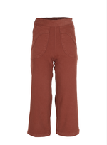 Peggy Brushed Cotton Pants - Terracotta