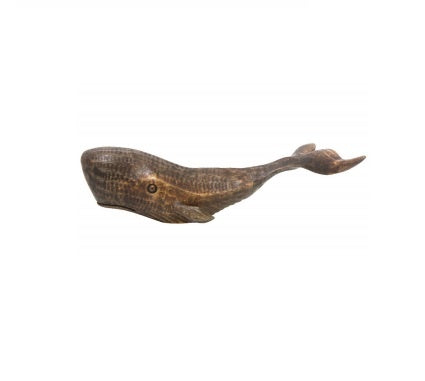 Handcarved Whale Sculpture