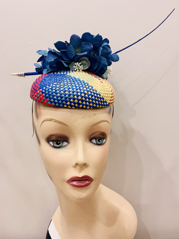 Blue Flower Headpiece - Multi