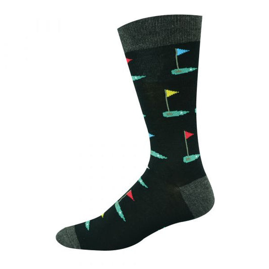 Bamboo Socks - Golf Green