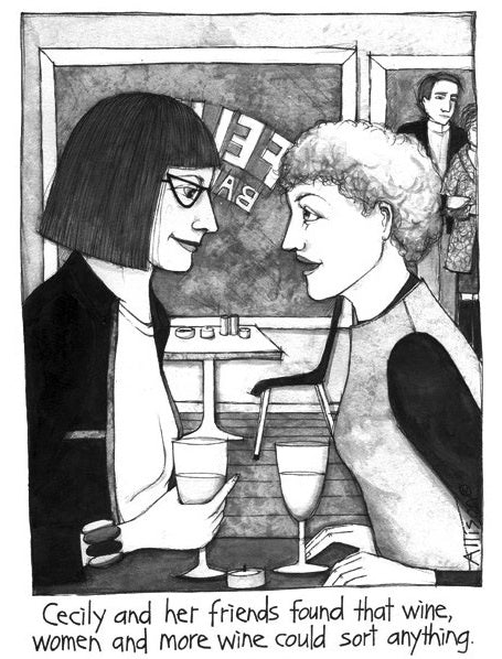 Humor Card - Wine And Women
