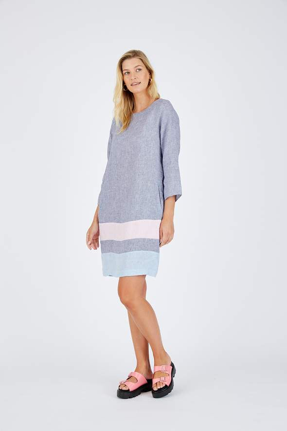 Connie Dress - Long Sleeve - Houndstooth