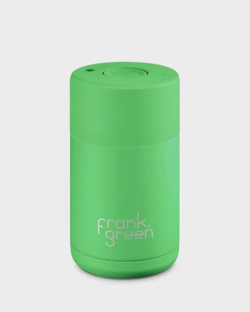 Ceramic Reusable Cup - Neon Green