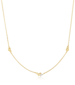 Twisted Wave Chain Necklace - Gold