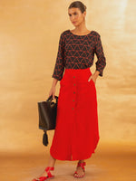 Halia Skirt - Red