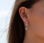 Medium Hoop Earrings - Silver