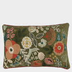 Lumbar Cushion Summer Florals - Olive