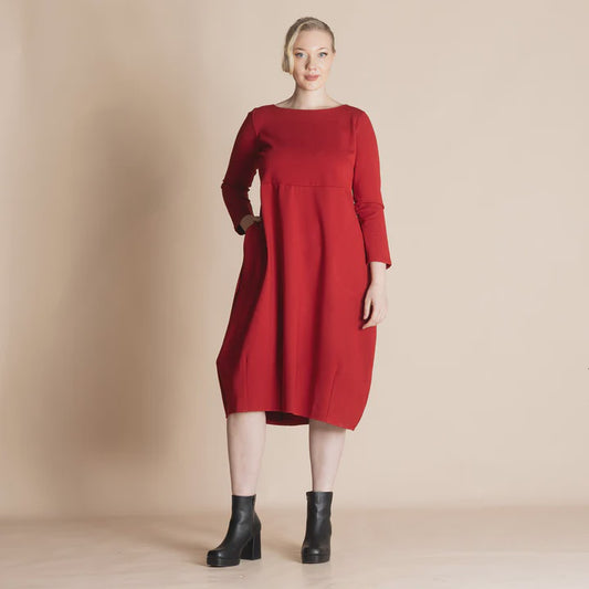 Ponti Romance Dress - Red