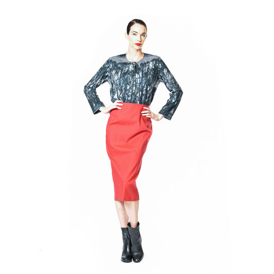 Somersault Madmen Skirt - Red