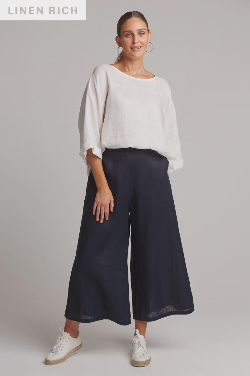 Studio Crop Pant - Navy